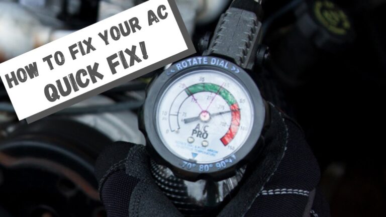 How to Bleed off an Overcharged Car AC